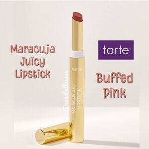 Tarte Maracuja Juicy Lipstick Buffed Pink Brand New in Box Authentic